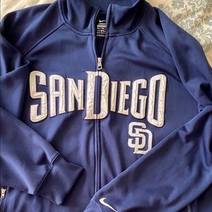 Men’s Nike Zip Up SD Padres Track Jacket Size XXL
